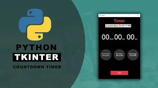 How to Create Countdown Timer Using Python Tkinter Python Project