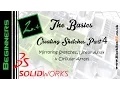 2 4 Creating Sketches Part4 Mirroring Linear Arrays Circular Arrays in Solidworks 2017