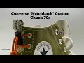 Custom Sewn Converse x vault concept Notchback Chuck 70s - Deconstructed 4K