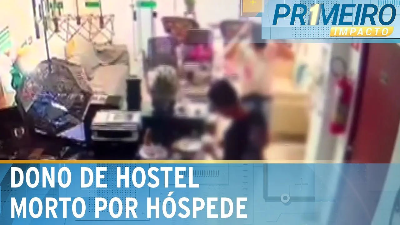 Dono de hostel é assassinado por hóspede; suspeito confessou crime | Primeiro Impacto (08/09/23)