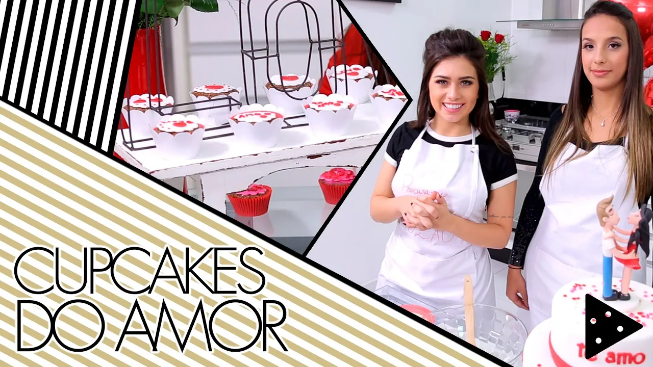 RECEITA DE CUPCAKE DOS NAMORADOS