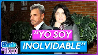 Victoria Ruffo reacts to Eugenio Derbez not wanting to talk about her El Gordo y La Flaca