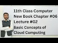 Basic Concepts Of Cloud Computing Class 11 Computer Science new book Chapter 06 Lecture 2