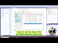 C and SQL Server ADO NET 4 Connecting to SQL Server Database
