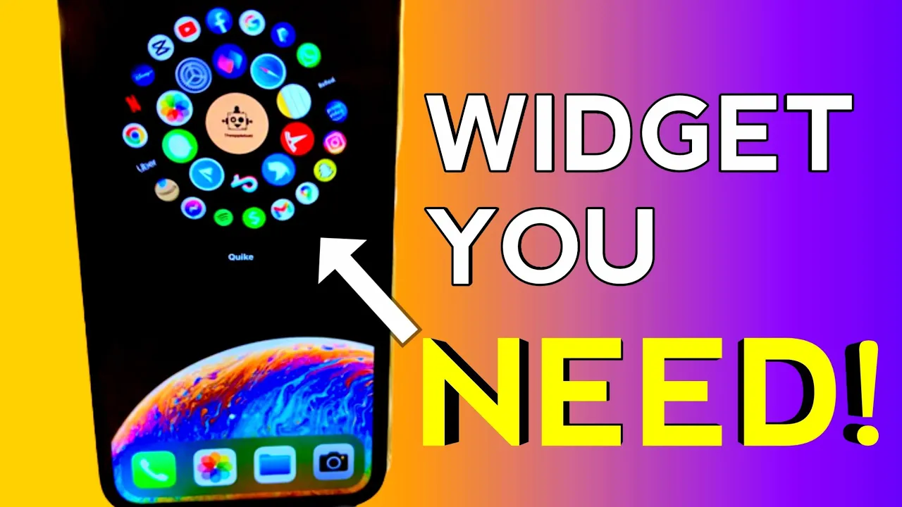 How to install dynamic rotating widget🔥on iPhone? #iphone #apple