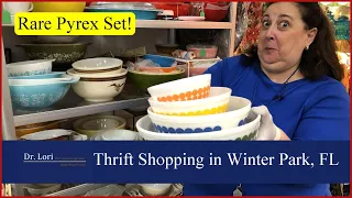 Rare Pyrex Set Shop the Colors Different Patterns Marks Values of Pyrex - Thrift with Dr Lori