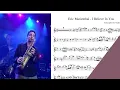 Download Lagu Eric Marienthal - I Believe In You LIVE saxophone sheet music notes for alto sax