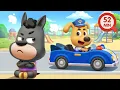 Labrador and Dobie Learn to Share Friendship Story for Kids Sheriff Labrador