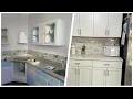 75 Shabby-chic Style Vinyl Floor Kitchen Design Ideas You ll Love
