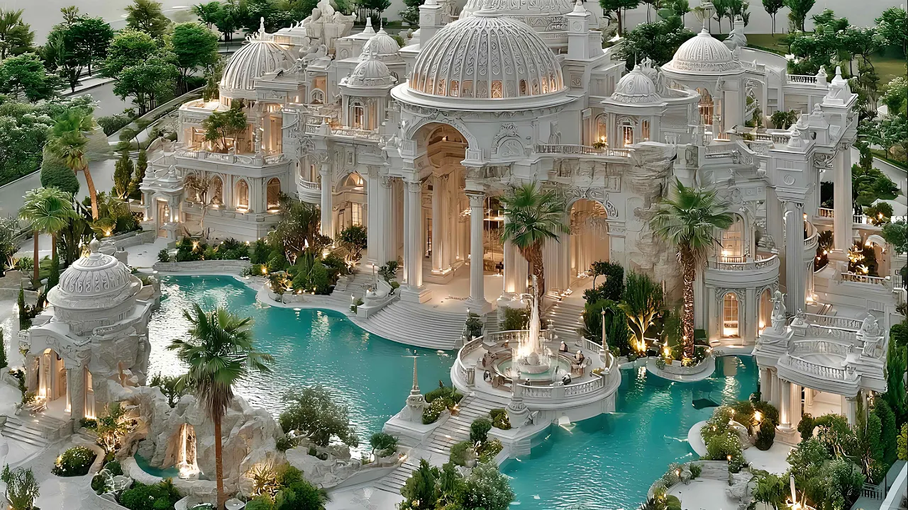 Timeless Palaces of Wealth: Explore Mansions Where Grandeur and Grace Define Every Detail
