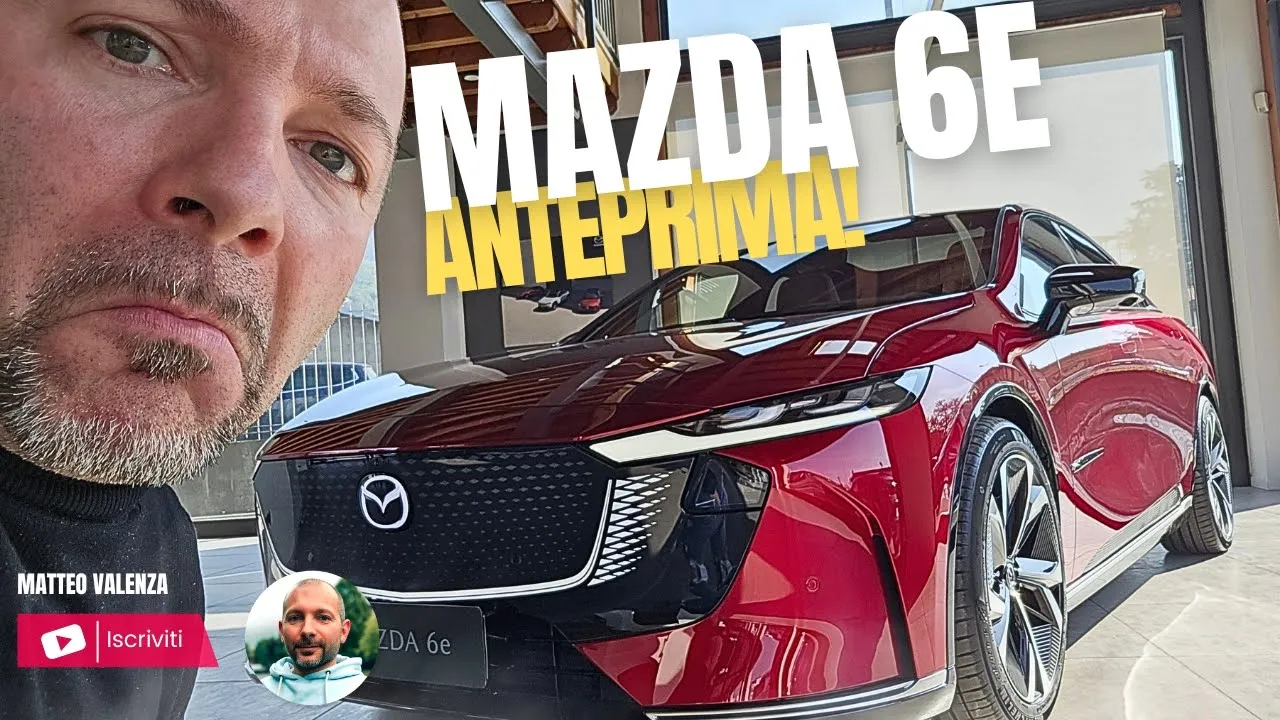 MAZDA 6e IN ANTEPRIMA NAZIONALE ... Non esiste SOLO TESLA!
