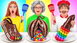 Ben vs Büyükanne Yemek Yapma Mücadelesi | Çılgın Şakalar ve Hileler Multi DO Challenge