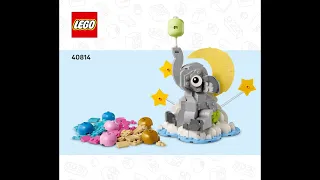 LEGO 40814 Instructions | Miscellaneous | Baby Elephant in the Sky