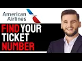 HOW TO QUICKLY FIND YOUR TICKET NUMBER FOR AMERICAN AIRLINES 2025