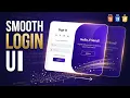 Animated Login and Signup Form - Full Tutorial