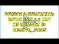 DevOps SysAdmins rsync ESXI 5 5 out of memory in receive - sums