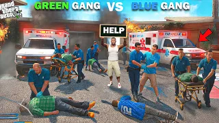 Shinchan Green Gang Vs Franklin Blue Gang Chaos After Revenge In GTA 5!