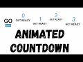 Animated Countdown HTML CSS JavaScript Full Tutorial