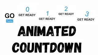 Animated Countdown HTML CSS JavaScript Full Tutorial