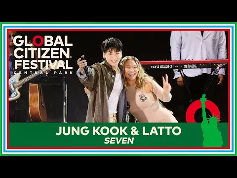 Download MP3 Jung Kook & Latto Perform 'Seven' Live | Global Citizen Festival 2023