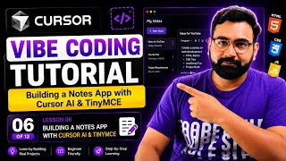 Building a Notes App with Cursor AI TinyMCE Using ChatGPT Prompts Wit Reach SkillLab