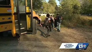Talladega Co parents demanding answers after children told to crawl under train blocking road