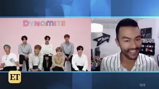 Download BTS was asked about BlackPink's collaboration with Lady Gaga on Entertainment Tonight Interview MP3