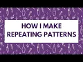 How I Make Repeating Patterns - Potions and Herbs Pattern Inkscape