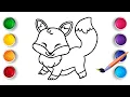 Fantastic Fun Fox Coloring Pages for Kids and Educational Coloring s