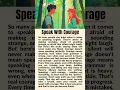 Download Lagu Speak With Courage 🔥 #shorts #english #learnenglish #englishlanguage #motivation