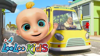 The Wheels on the Bus + Baby Shark + Most Popular Nursery Rhymes | LooLoo Kids