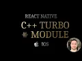 How to build a React Native C Turbo Module Part 1 iOS