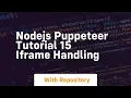 nodejs puppeteer tutorial 15 iframe handling