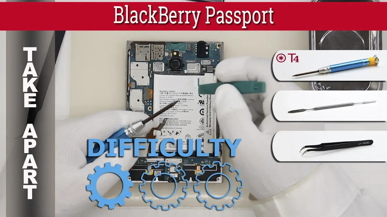 Insert SIM & SD in BLACKBERRY Classic - Install SIM Card / Use Micro SD