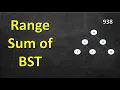 Range Sum of BST LeetCode 938 C