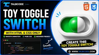 Build a Realistic 3D Toggle Switch Using HTML CSS