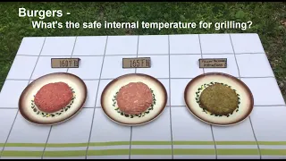 Burgers - what s the safe internal temperature for grilling