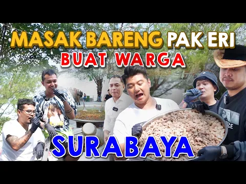 Download MP3 MASAK BESAR BUAT WARGA SURABAYA BARENG PAK ERI, BOBON, COKI, TRETAN, VIRZA \u0026 DONO