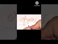 #names #asma #handwriting #calligraphy #lettering #cursivewriting #cursive #signature
