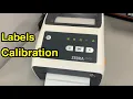 How to calibrate Zebra ZD421 label printer