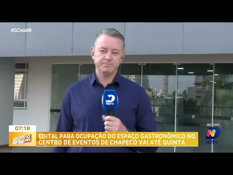 Interessados devem se apressar para instalar bar ou restaurante no Centro de Eventos de Chapecó