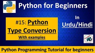 - Type conversion In Python in Hindi Python Tutorial for beginners in Hindi
