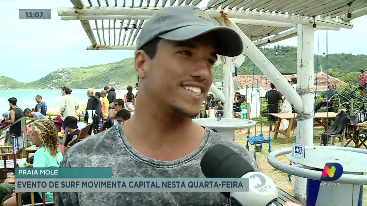 Evento de surf movimenta Florianópolis nesta quarta-feira