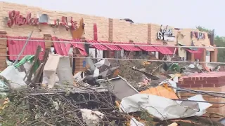 Temple Texas tornado damage New aftermath footage