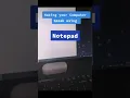 Make your computer talk using only notepad Simple Codes