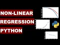 Nonlinear regression with curvefit in python Complete explanation