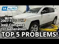 Top 5 Problems Jeep Compass SUV 1st Generation 2007-2017