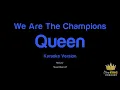 Queen - We Are The Champions (Karaoke Version)
