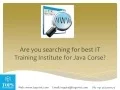 Best Java Training and Placement in Ahmedabad