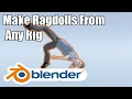 How To Make Any Rig Into a Rag Doll in Blender Tutorial